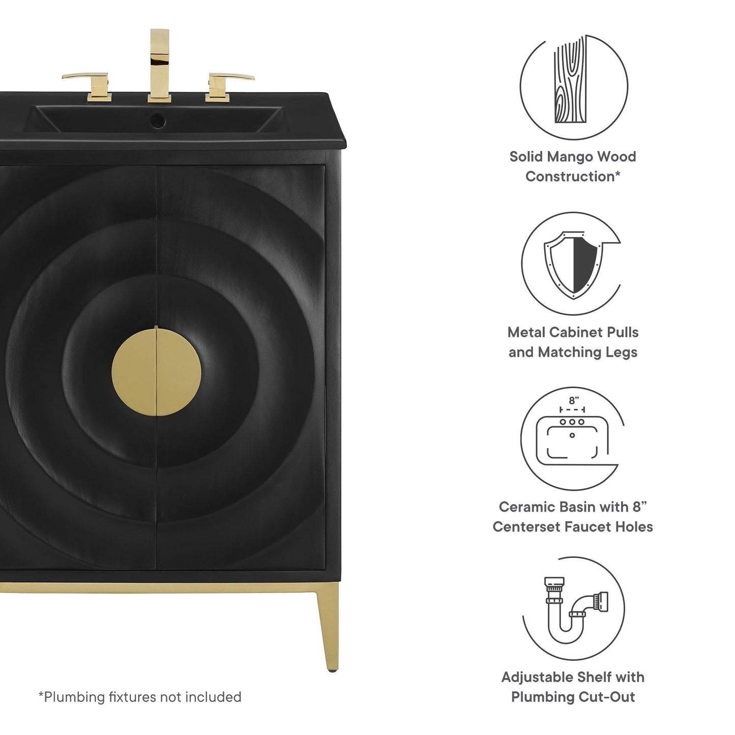 Beau 24" Bathroom Vanity Cabinet