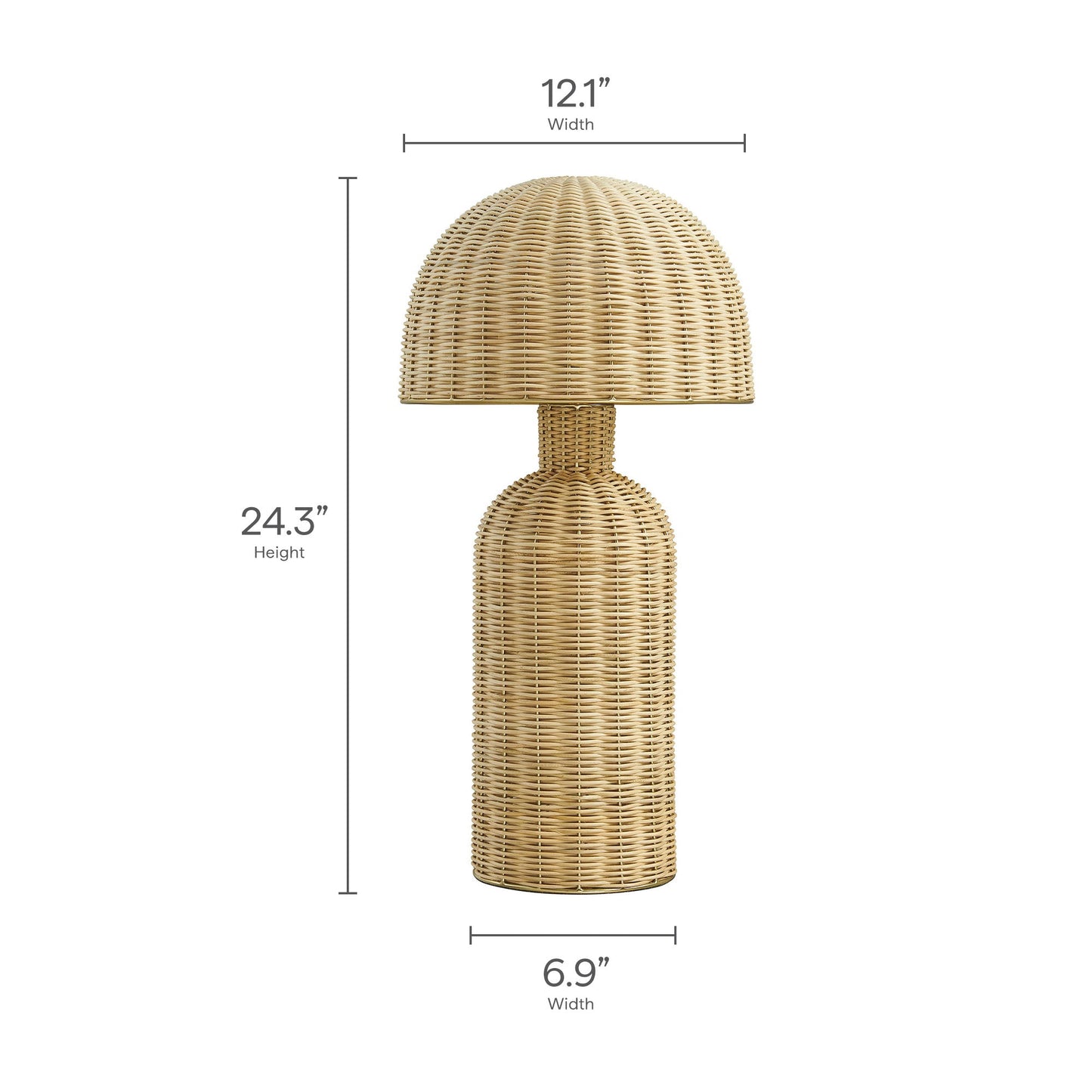 Briar Rattan Table Lamp