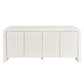 Waterflute 70" Fluted Sideboard Cabinet