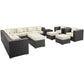 Cohesion 11 Piece Outdoor Patio Sectional Set