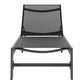 Tahoe Outdoor Patio Mesh and Aluminum Chaise Lounge