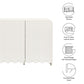 Dahlia Fluted and Scalloped Sideboard Storage Cabinet