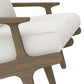 Saratoga Outdoor Patio Teak Wood Loveseat
