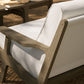 Saratoga Outdoor Patio Teak Wood Loveseat