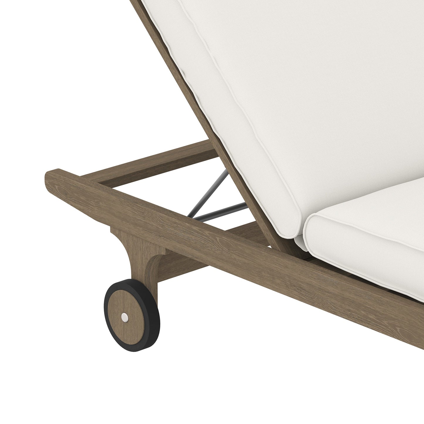 Saratoga Outdoor Patio Teak Chaise Lounge Chair