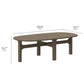 Saratoga 4-Piece Outdoor Patio Teak Wood Furniture Set