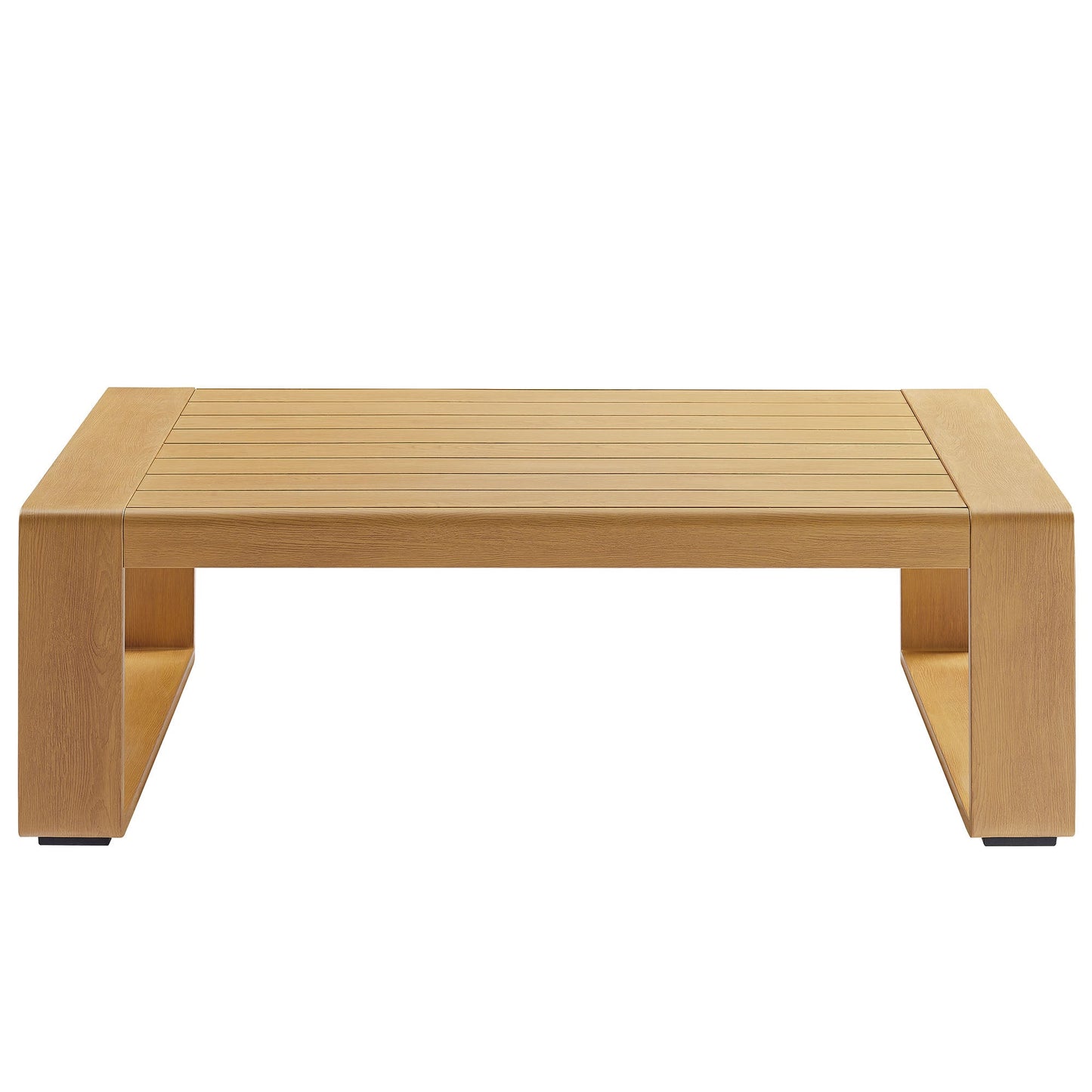 Lirienne 2-Piece Outdoor Patio Aluminum Faux Wood Furniture Set