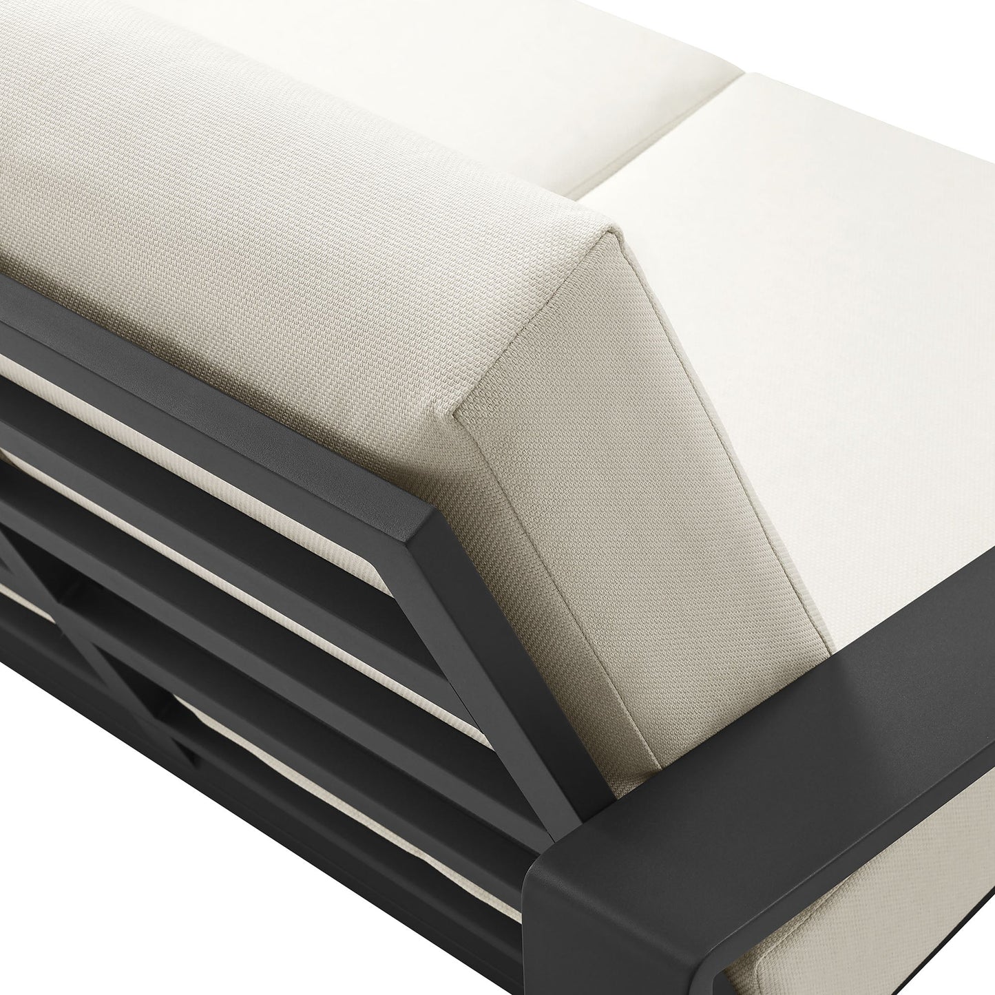 Lirienne Outdoor Patio Aluminum Loveseat