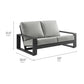 Lirienne Outdoor Patio Aluminum Loveseat