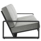 Lirienne Outdoor Patio Aluminum Sofa