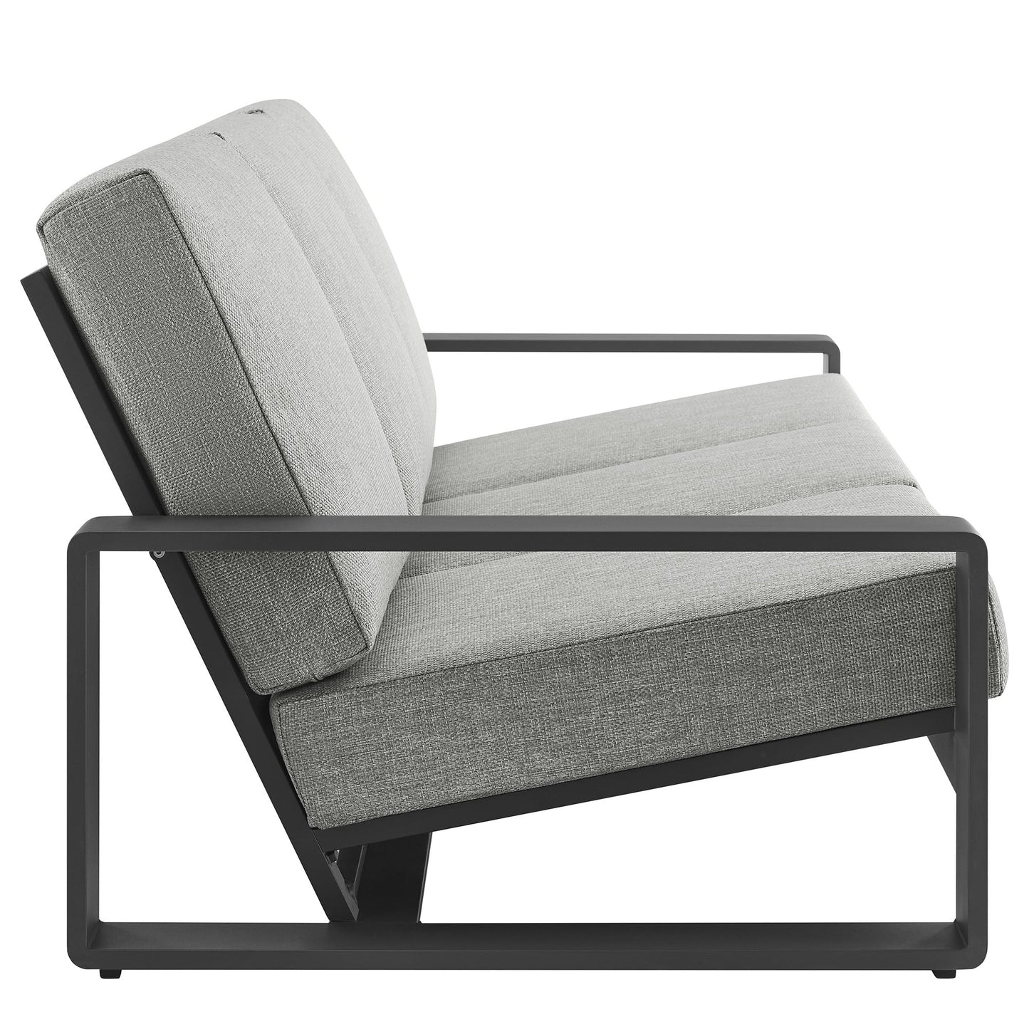 Lirienne Outdoor Patio Aluminum Sofa