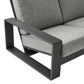Lirienne Outdoor Patio Aluminum Sofa