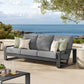 Lirienne Outdoor Patio Aluminum Sofa