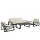 Lirienne 4-Piece Outdoor Patio Aluminum Furniture Set