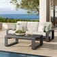 Lirienne 2-Piece Outdoor Patio Aluminum Furniture Set