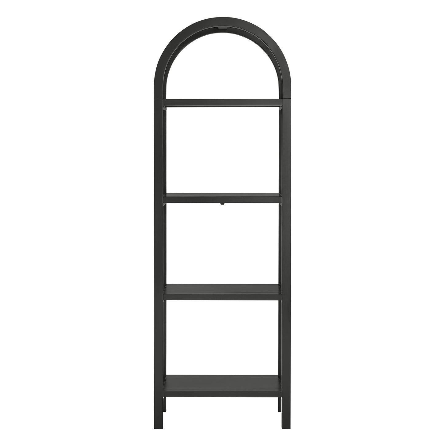 Vexley 72 Inch Tall Narrow Arched Bookshelf
