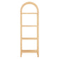 Vexley 72 Inch Tall Narrow Arched Bookshelf