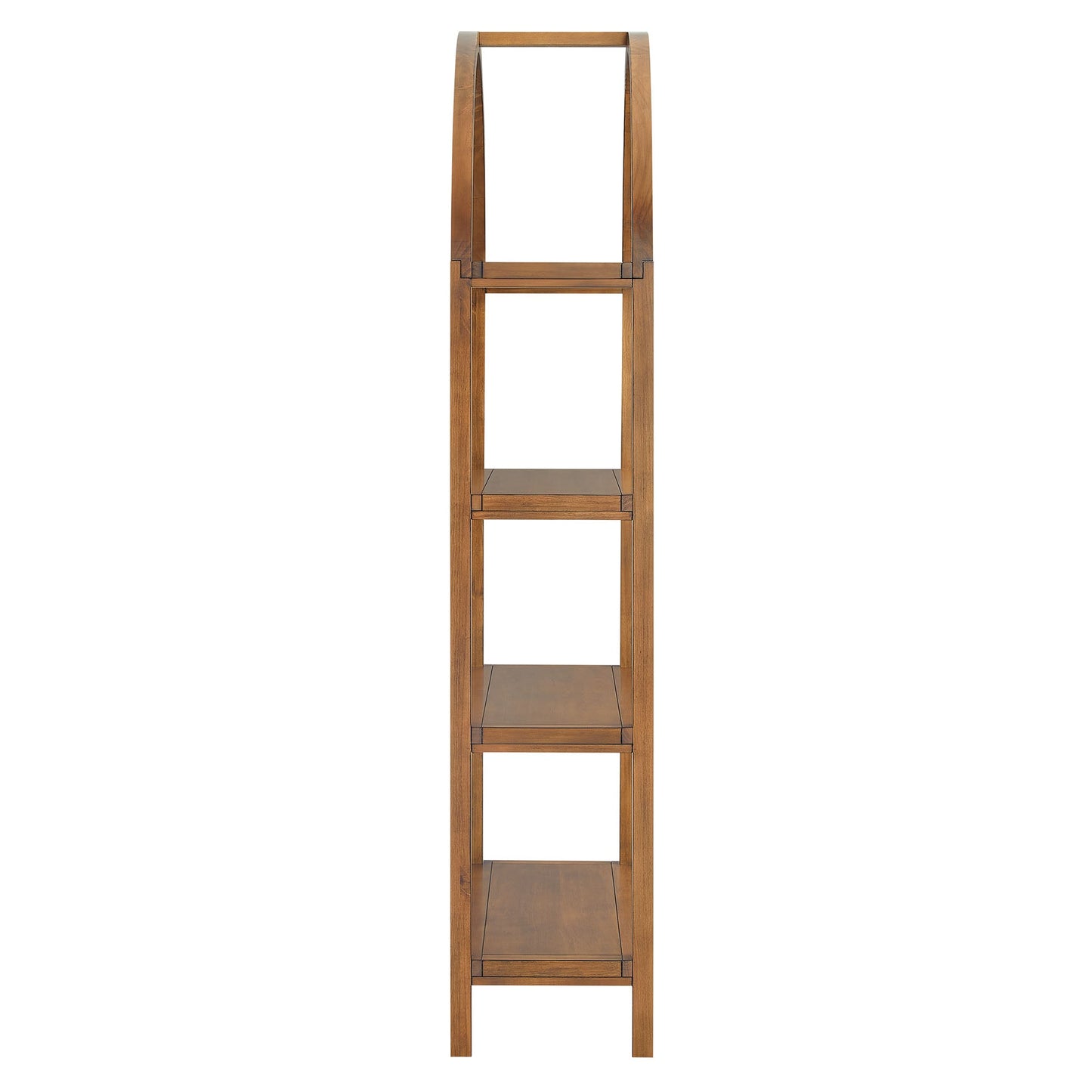 Vexley 72 Inch Tall Narrow Arched Bookshelf
