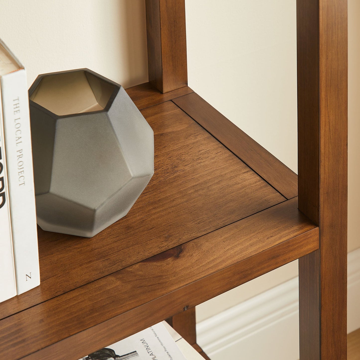 Vexley 72 Inch Tall Narrow Arched Bookshelf