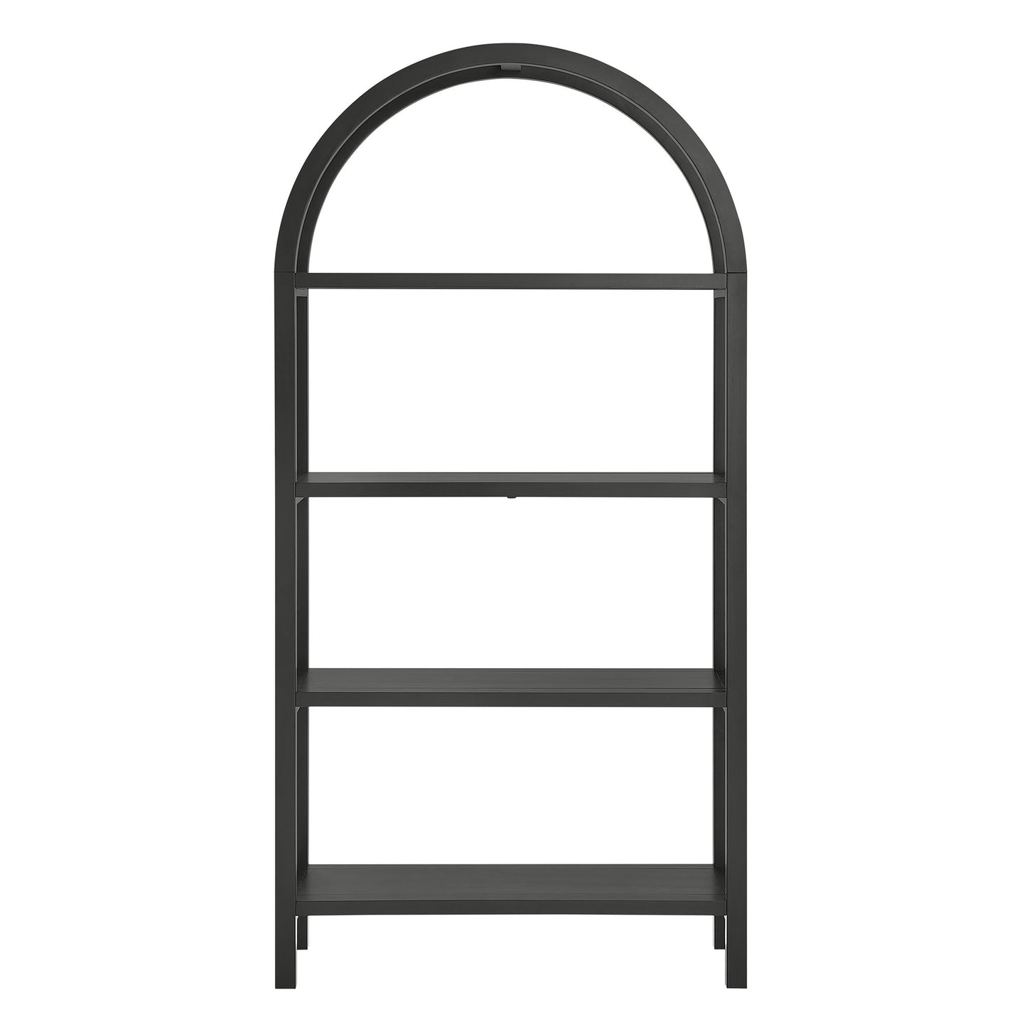 Vexley 72 Inch Large Arched Bookshelf