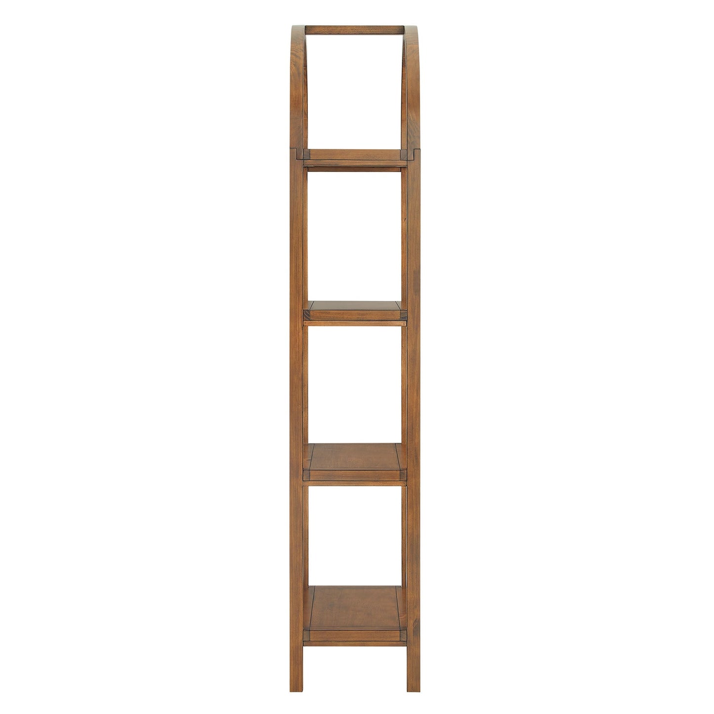 Vexley 72 Inch Large Arched Bookshelf