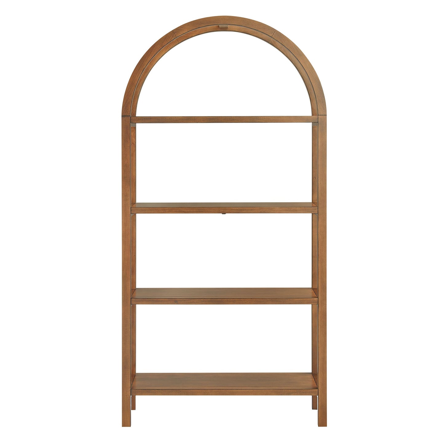 Vexley 72 Inch Large Arched Bookshelf