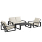Lirienne 4-Piece Outdoor Patio Aluminum Furniture Set