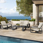 Lirienne 4-Piece Outdoor Patio Aluminum Furniture Set