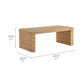 Canto Rectangular Stacked Design Coffee Table