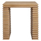 Canto Square 24" Stacked Design End Table