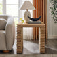 Canto Square 24" Stacked Design End Table