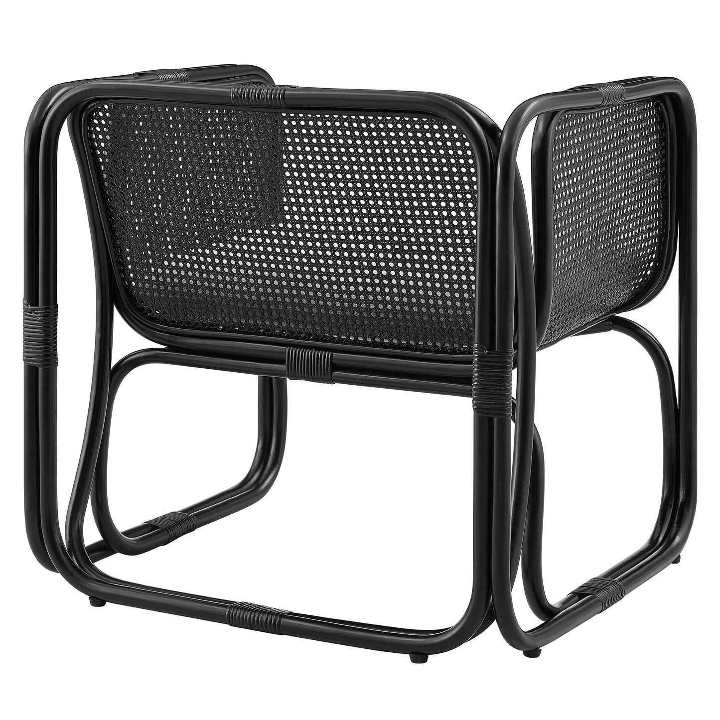 Ellis Natural Rattan Accent Armchair