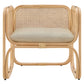 Ellis Natural Rattan Accent Armchair