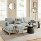 Roscoe Left-Facing Upholstered Sectional Sofa with Chaise