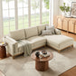 Roscoe Right-Facing Upholstered Sectional Sofa with Chaise