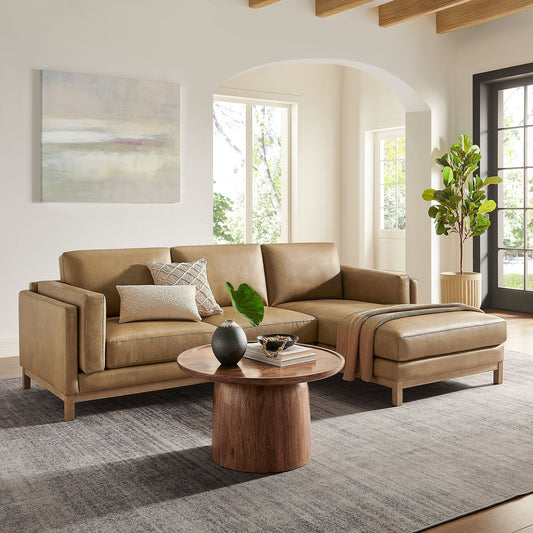 Roscoe Right-Facing Upholstered Sectional Sofa with Chaise