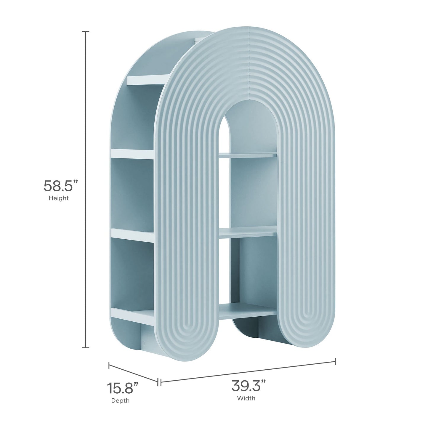 Daydream 58" Arched Bookshelf