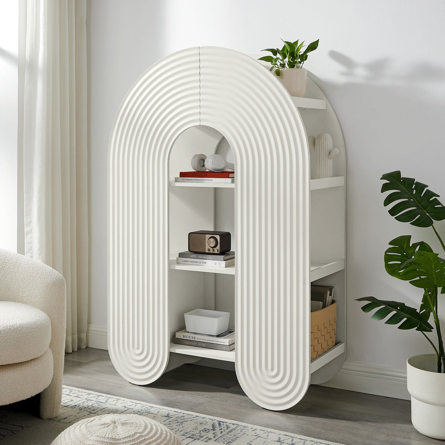 Daydream 58" Arched Bookshelf