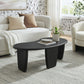 Vetra Kidney-Shaped Free Coffee Table