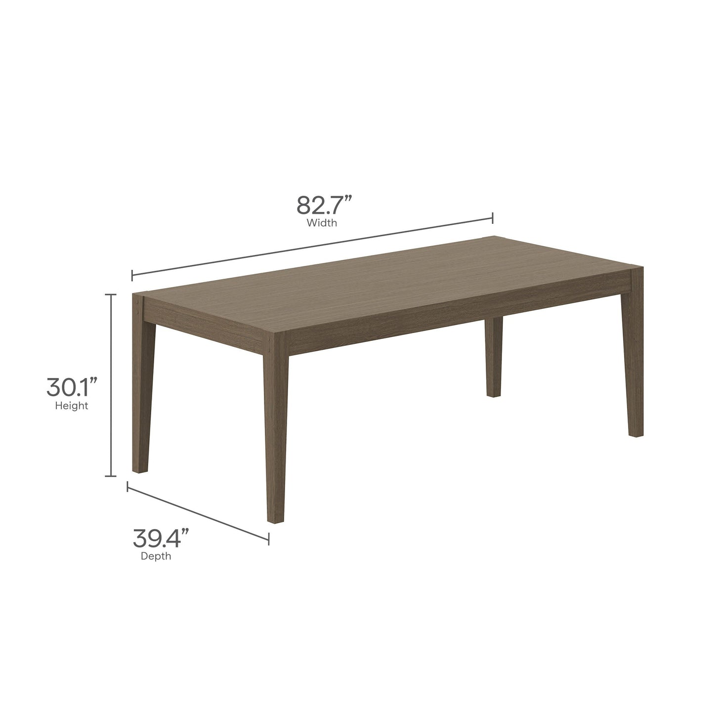Northlake 7-Piece Outdoor Patio Teak Wood Dining Set