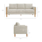 Hawken Boucle Fabric Sofa