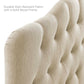 Annabel Diamond Tufted Upholstered Fabric Headboard