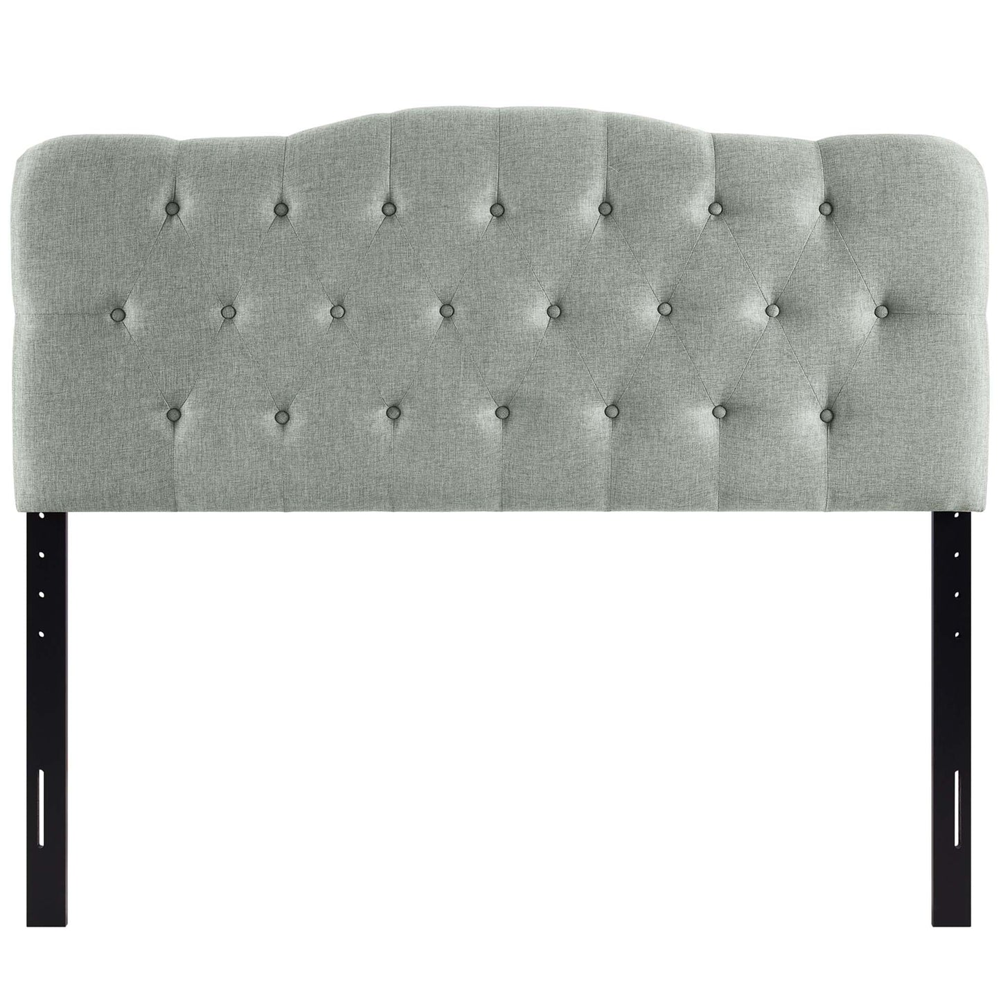 Annabel Diamond Tufted Upholstered Fabric Headboard