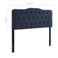 Annabel Diamond Tufted Upholstered Fabric Headboard