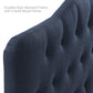 Annabel Diamond Tufted Upholstered Fabric Headboard