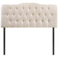 Annabel Diamond Tufted Upholstered Fabric Headboard