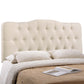 Annabel Diamond Tufted Upholstered Fabric Headboard