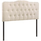 Annabel Diamond Tufted Upholstered Fabric Headboard