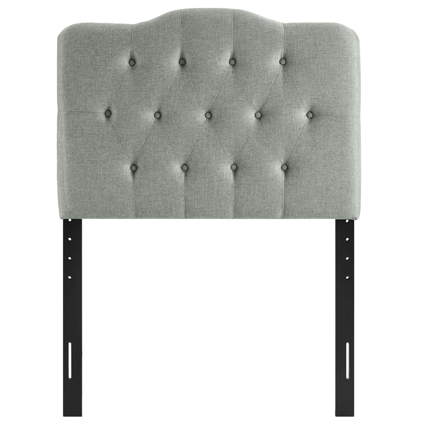 Annabel Diamond Tufted Upholstered Fabric Headboard