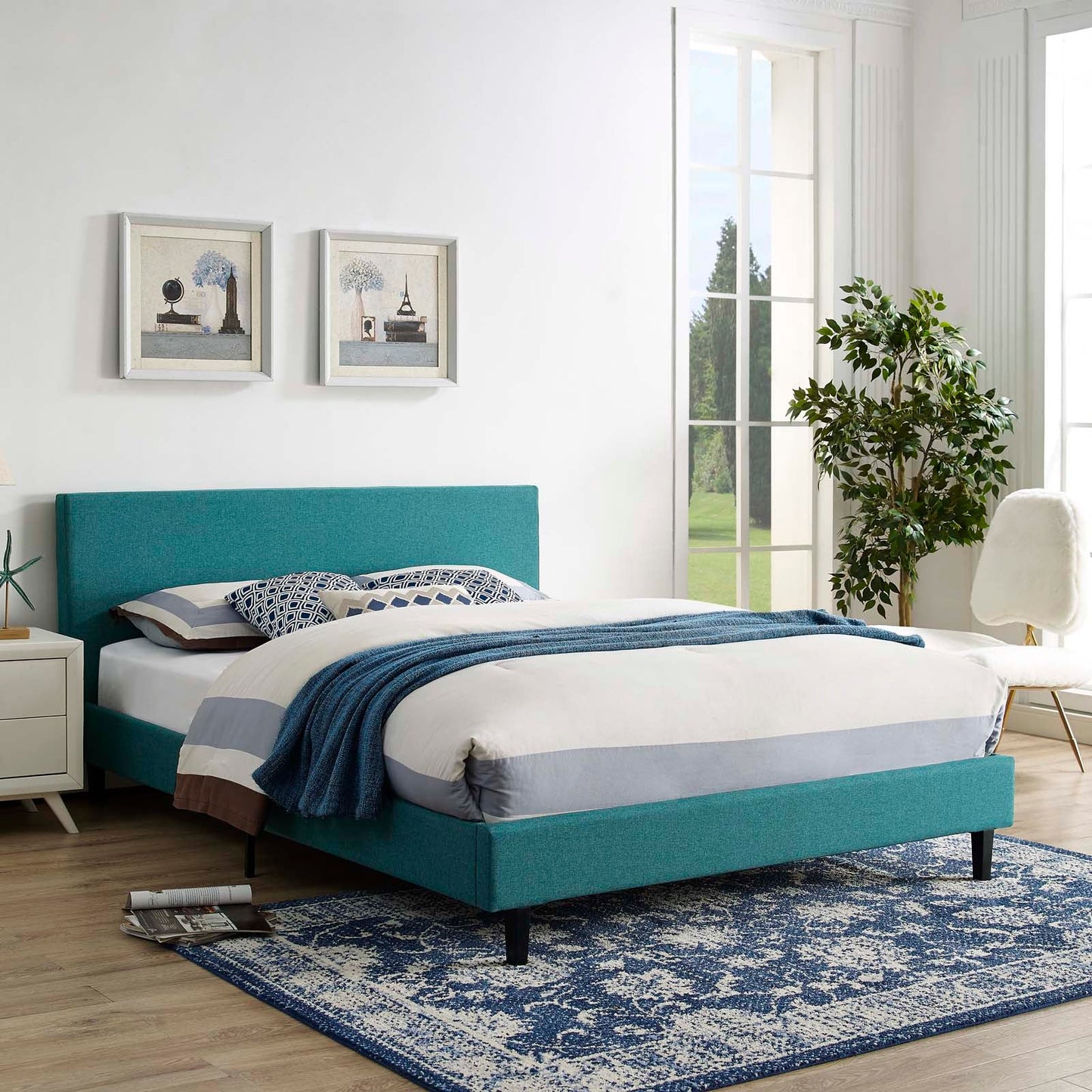 Anya Fabric Bed